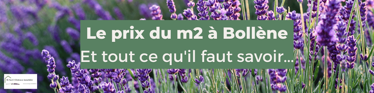 le prix du m2 à bollène