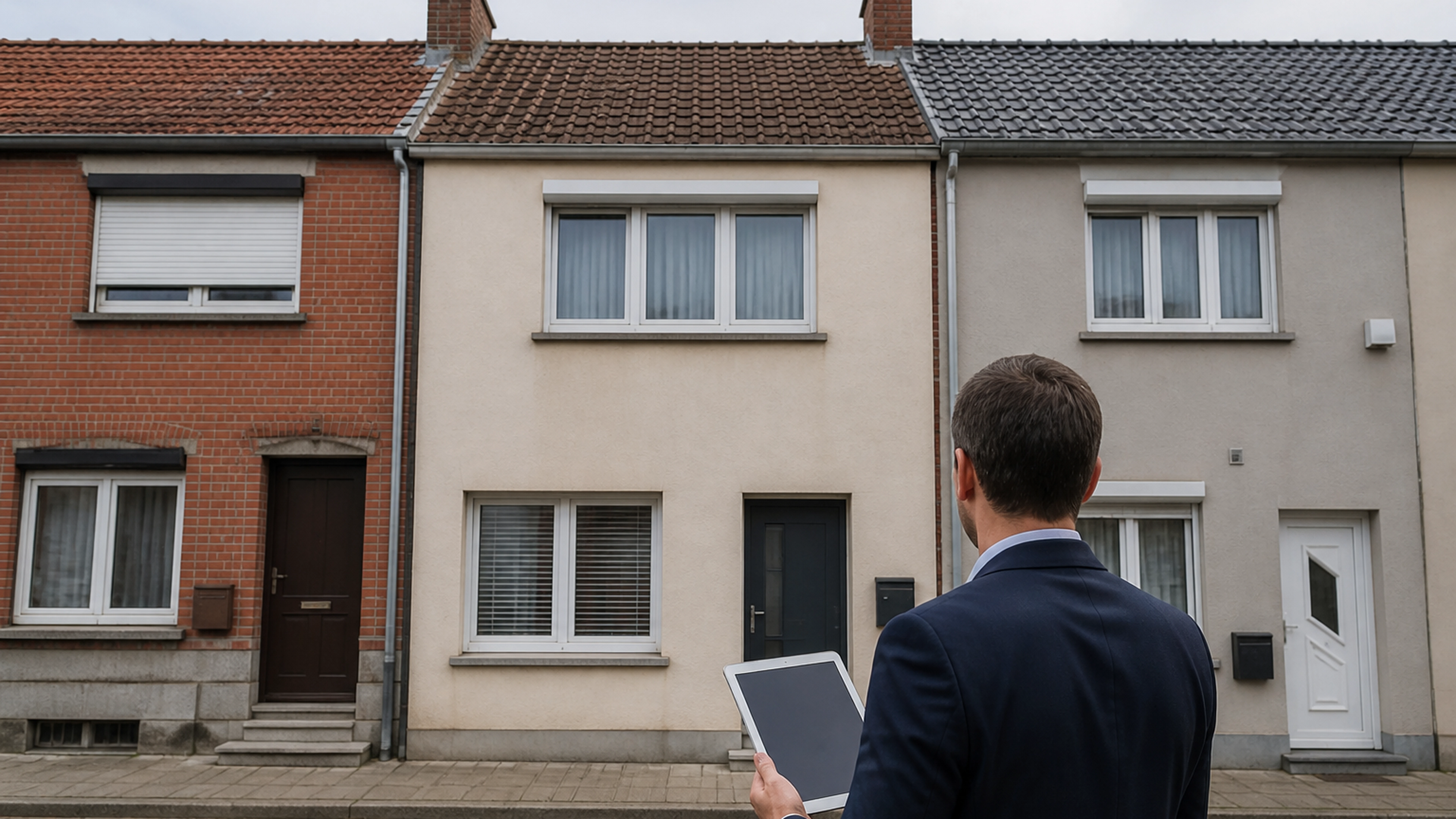 Illustration éditoriale pour l’article « Comprendre et évaluer la décote d'une maison mitoyenne »