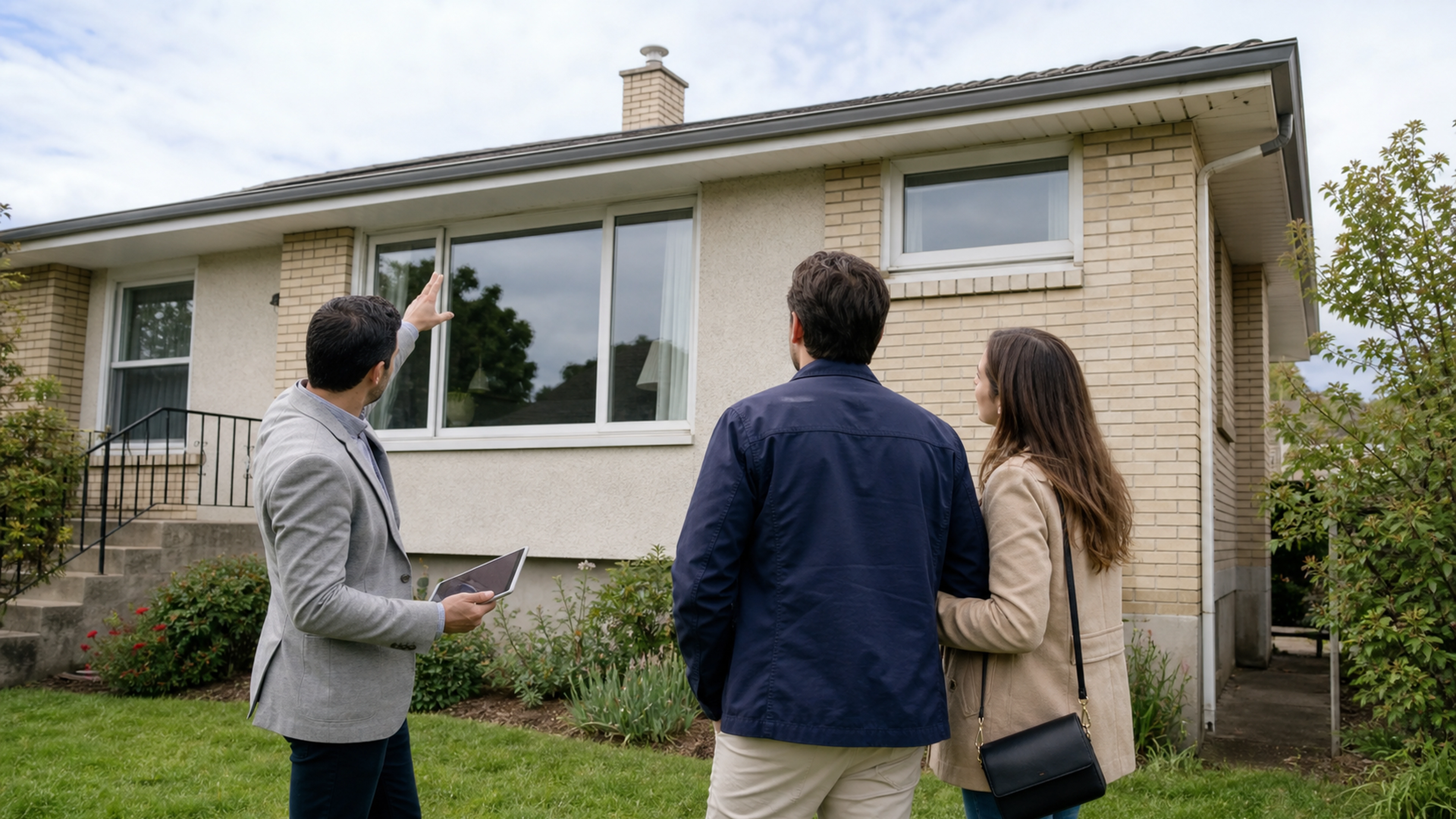 Illustration éditoriale pour l’article « Réussir l'achat d'une maison des années 50 : conseils experts »