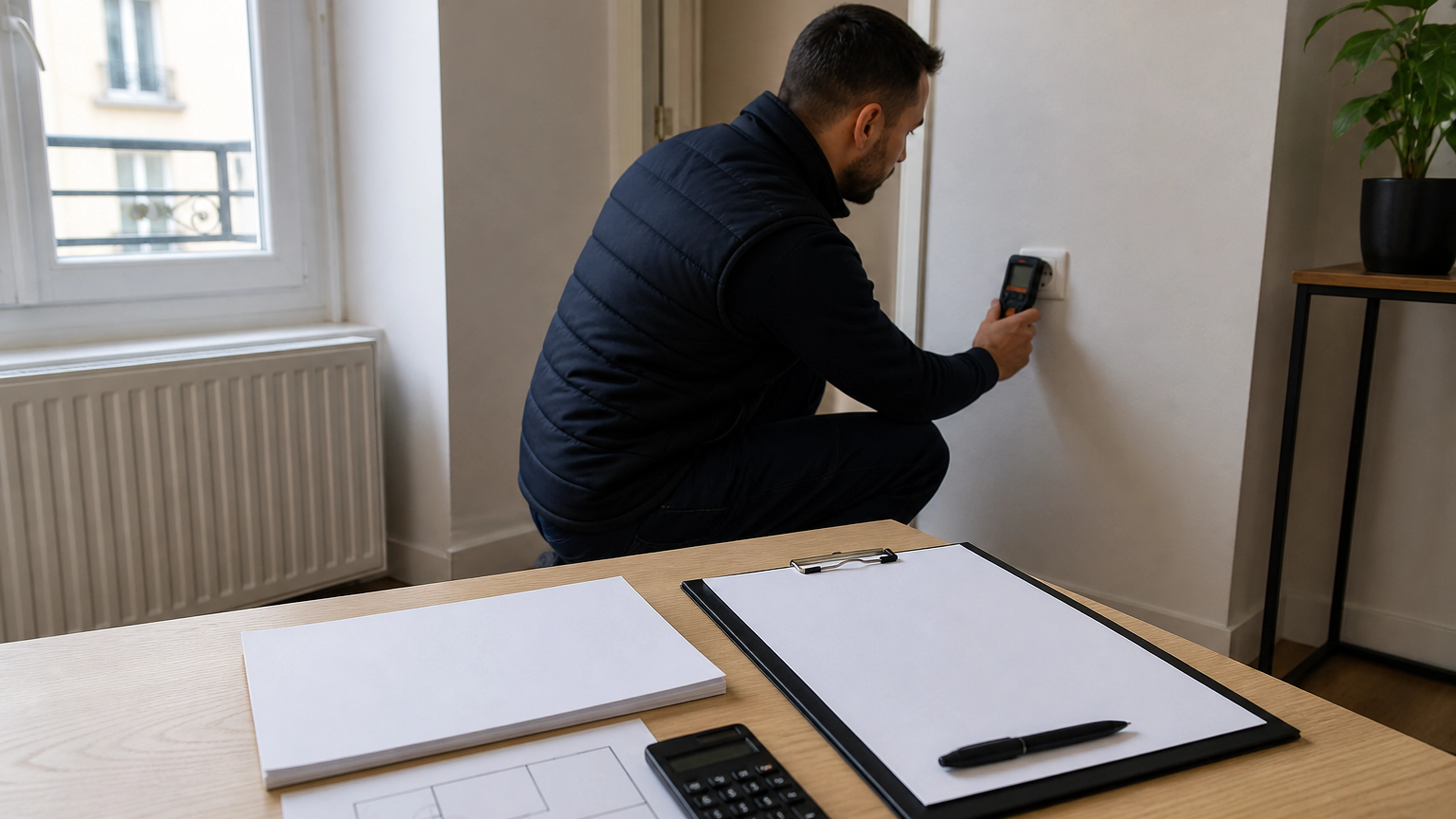 Illustration éditoriale pour l’article « Diagnostic technique immobilier prix : les tarifs à prévoir en 2026 »